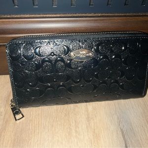 Coach patent leather wallet